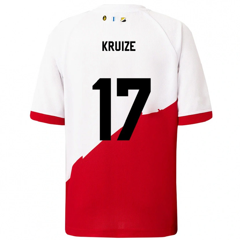 Danxen Damen Elisha Kruize #17 Weiß Rot Heimtrikot Trikot 2025/26 T-Shirt Schweiz