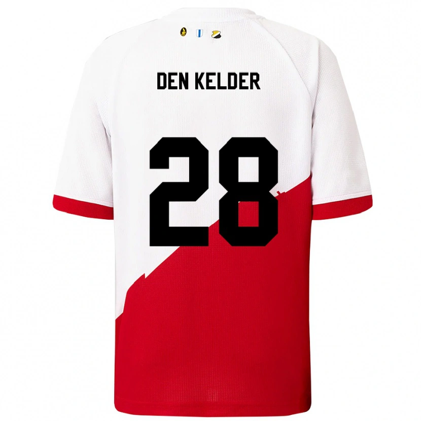 Danxen Damen Gera Op Den Kelder #28 Weiß Rot Heimtrikot Trikot 2025/26 T-Shirt Schweiz