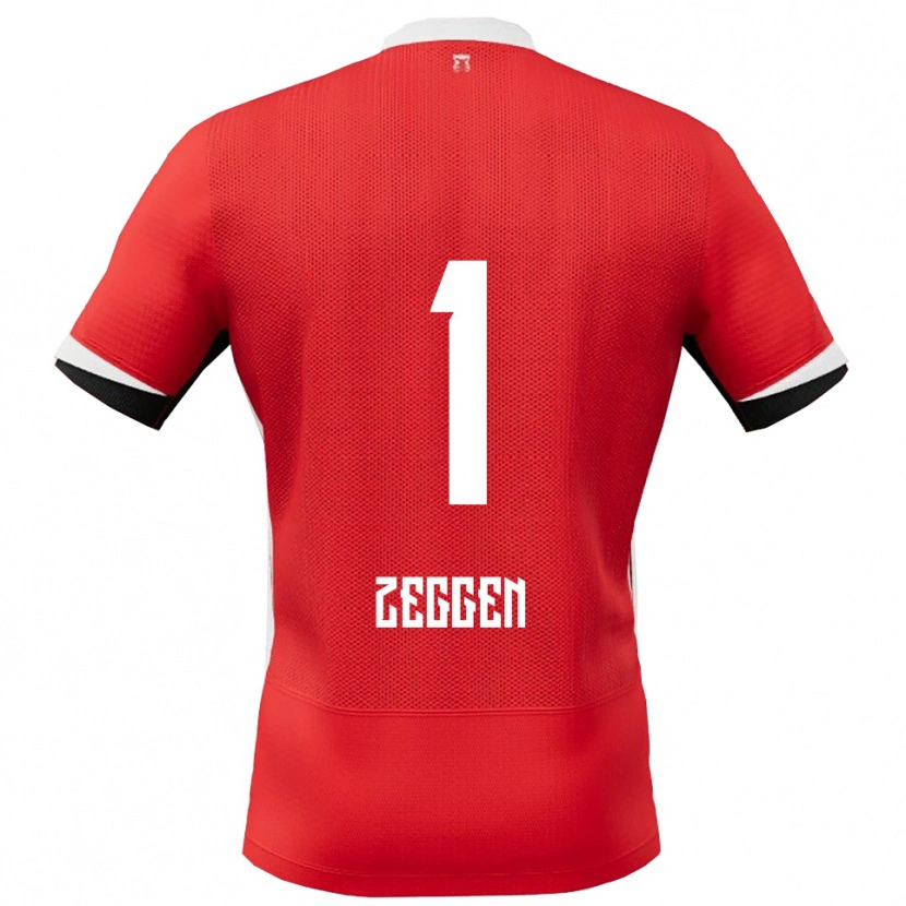 Danxen Damen Kiyani Zeggen #1 Rot Weiß Heimtrikot Trikot 2025/26 T-Shirt Schweiz