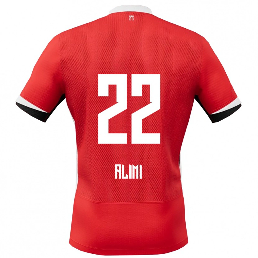 Danxen Damen Fadil Alimi #22 Rot Weiß Heimtrikot Trikot 2025/26 T-Shirt Schweiz