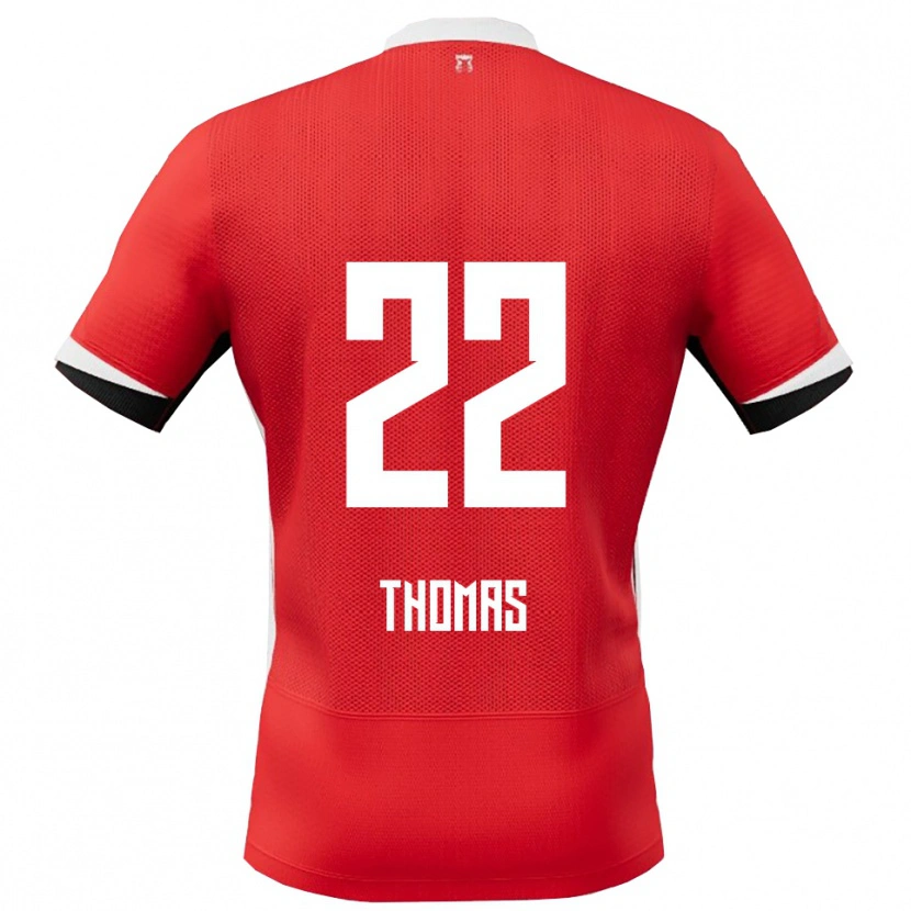 Danxen Damen Kealyn Thomas #22 Rot Weiß Heimtrikot Trikot 2025/26 T-Shirt Schweiz