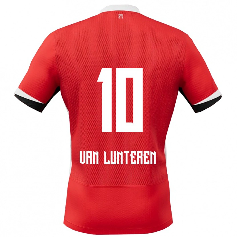 Danxen Damen Desiree Van Lunteren #10 Rot Weiß Heimtrikot Trikot 2025/26 T-Shirt Schweiz