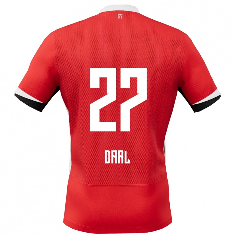 Danxen Damen Ro-Zangelo Daal #27 Rot Weiß Heimtrikot Trikot 2025/26 T-Shirt Schweiz