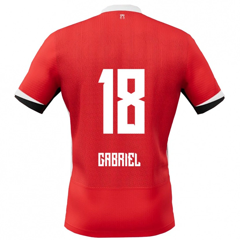 Danxen Damen Gabriel Jongens #18 Rot Weiß Heimtrikot Trikot 2025/26 T-Shirt Schweiz