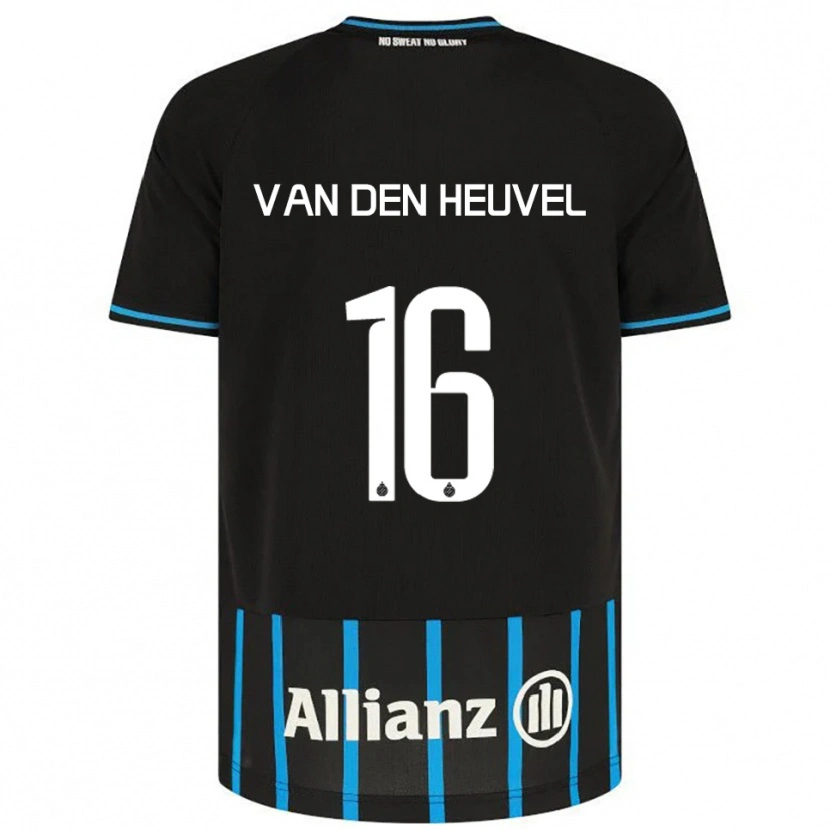 Danxen Damen Dani Van Den Heuvel #16 Schwarz Blau Heimtrikot Trikot 2025/26 T-Shirt Schweiz