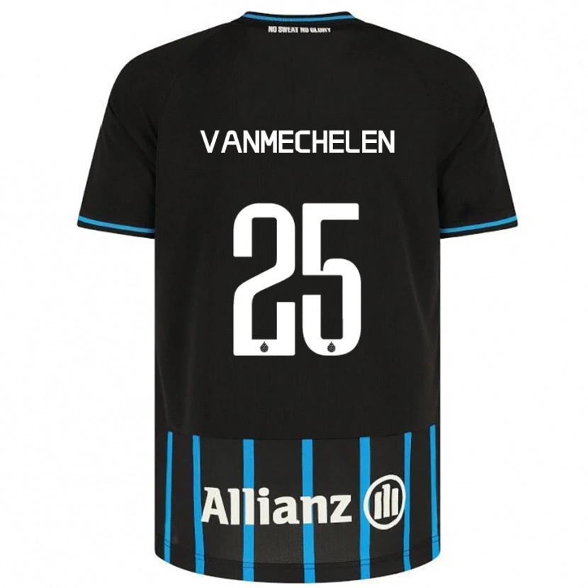 Danxen Damen Davinia Vanmechelen #25 Schwarz Blau Heimtrikot Trikot 2025/26 T-Shirt Schweiz