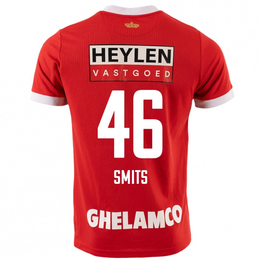 Danxen Damen Milan Smits #46 Rot Weiß Heimtrikot Trikot 2025/26 T-Shirt Schweiz