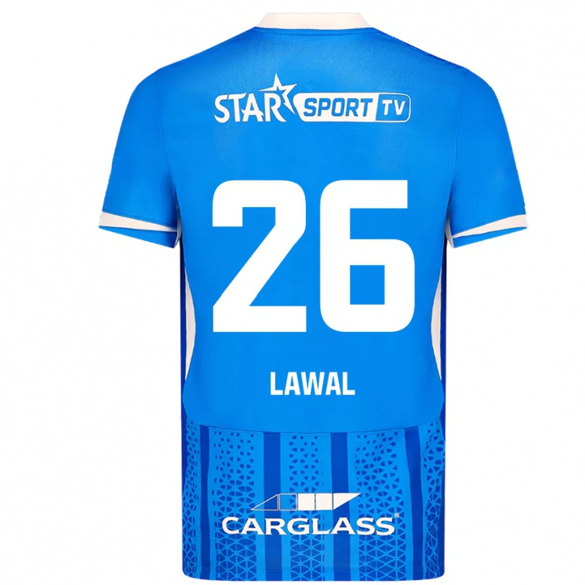 Danxen Damen Tobias Lawal #26 Blau Weiß Heimtrikot Trikot 2025/26 T-Shirt Schweiz