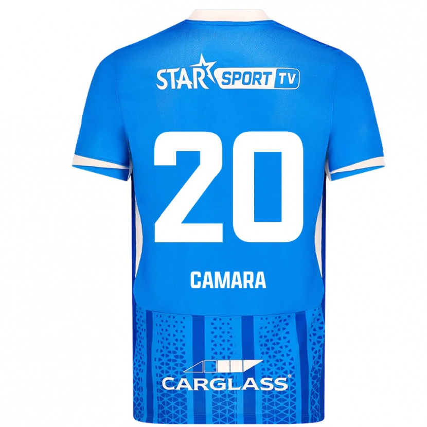 Danxen Damen Ali Camara #20 Blau Weiß Heimtrikot Trikot 2025/26 T-Shirt Schweiz