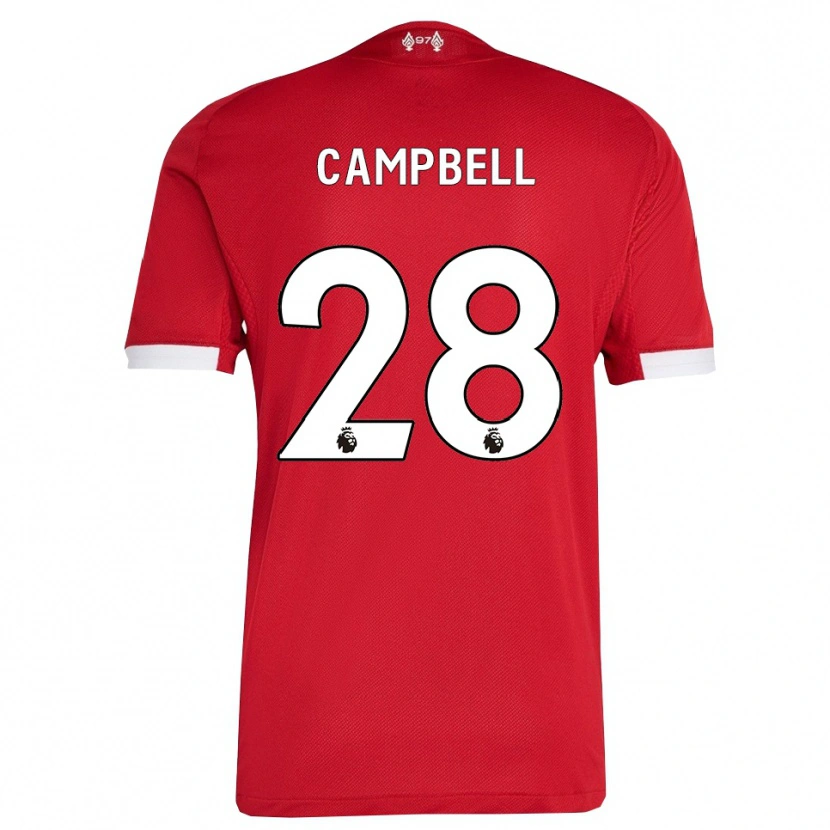 Danxen Damen Megan Campbell #28 Rot Weiß Heimtrikot Trikot 2025/26 T-Shirt Schweiz