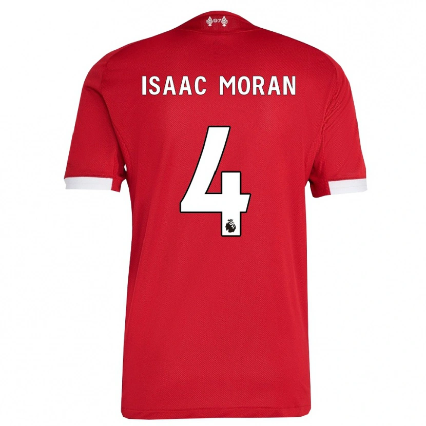 Danxen Damen Isaac Moran #4 Rot Weiß Heimtrikot Trikot 2025/26 T-Shirt Schweiz