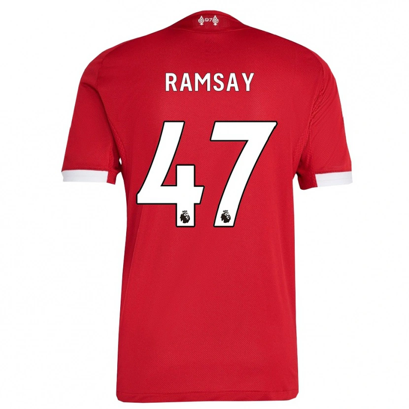 Danxen Damen Calvin Ramsay #47 Rot Weiß Heimtrikot Trikot 2025/26 T-Shirt Schweiz