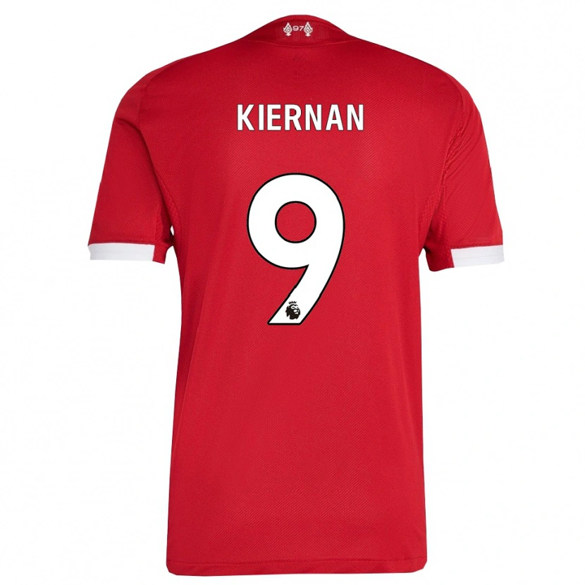 Danxen Damen Leanne Kiernan #9 Rot Weiß Heimtrikot Trikot 2025/26 T-Shirt Schweiz