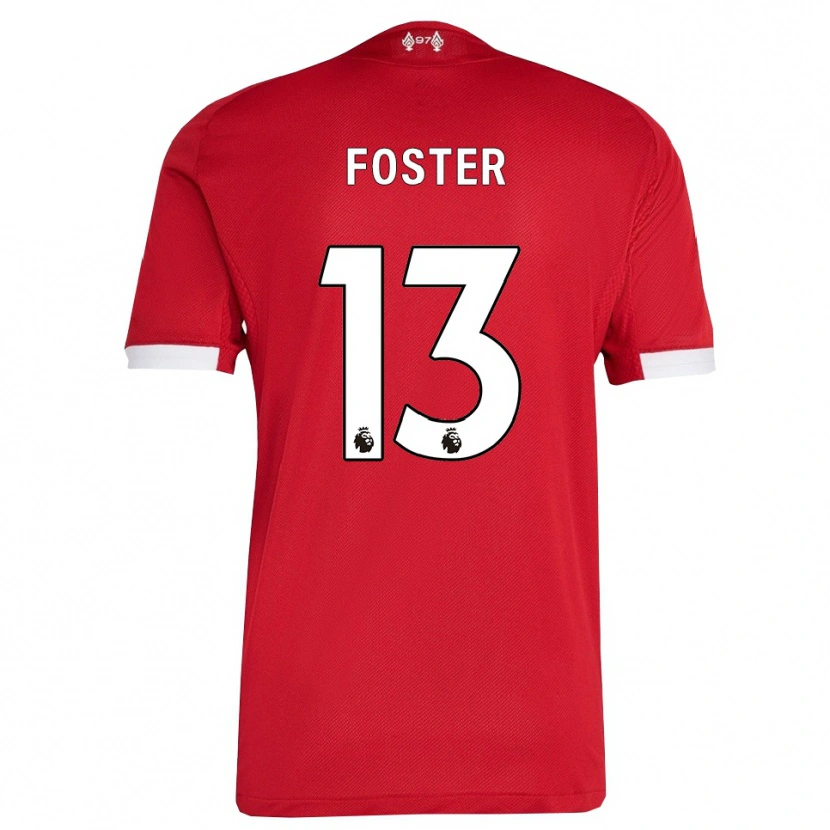 Danxen Damen Rylee Foster #13 Rot Weiß Heimtrikot Trikot 2025/26 T-Shirt Schweiz