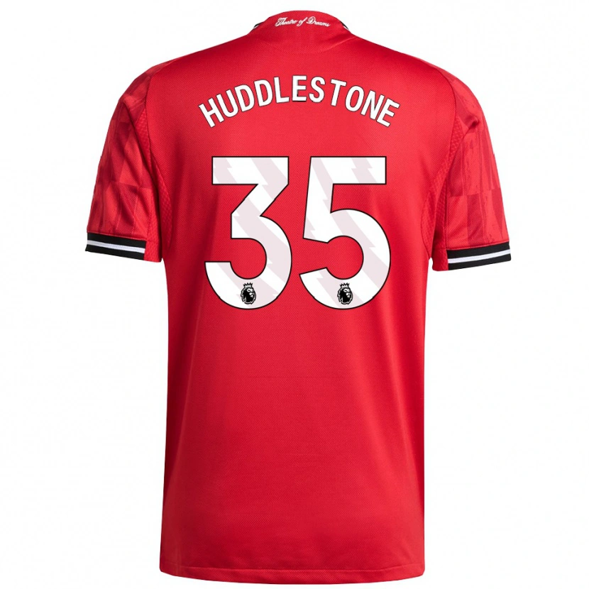 Danxen Damen Tom Huddlestone #35 Rot Schwarz Weiß Heimtrikot Trikot 2025/26 T-Shirt Schweiz