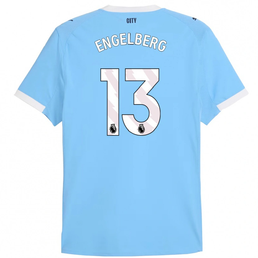 Danxen Damen Stavros Engelberg #13 Himmelblau Weiß Heimtrikot Trikot 2025/26 T-Shirt Schweiz