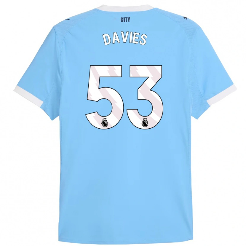 Danxen Damen Mayzee Davies #53 Himmelblau Weiß Heimtrikot Trikot 2025/26 T-Shirt Schweiz