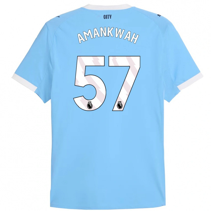 Danxen Damen Yeboah Amankwah #57 Himmelblau Weiß Heimtrikot Trikot 2025/26 T-Shirt Schweiz