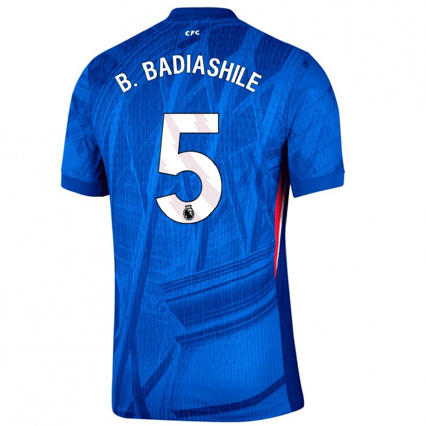 Danxen Damen Benoît Badiashile #5 Blau Weiß Heimtrikot Trikot 2025/26 T-Shirt Schweiz