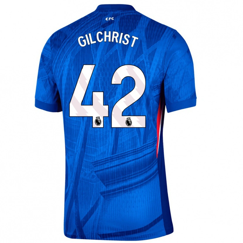 Danxen Damen Alfie Gilchrist #42 Blau Weiß Heimtrikot Trikot 2025/26 T-Shirt Schweiz