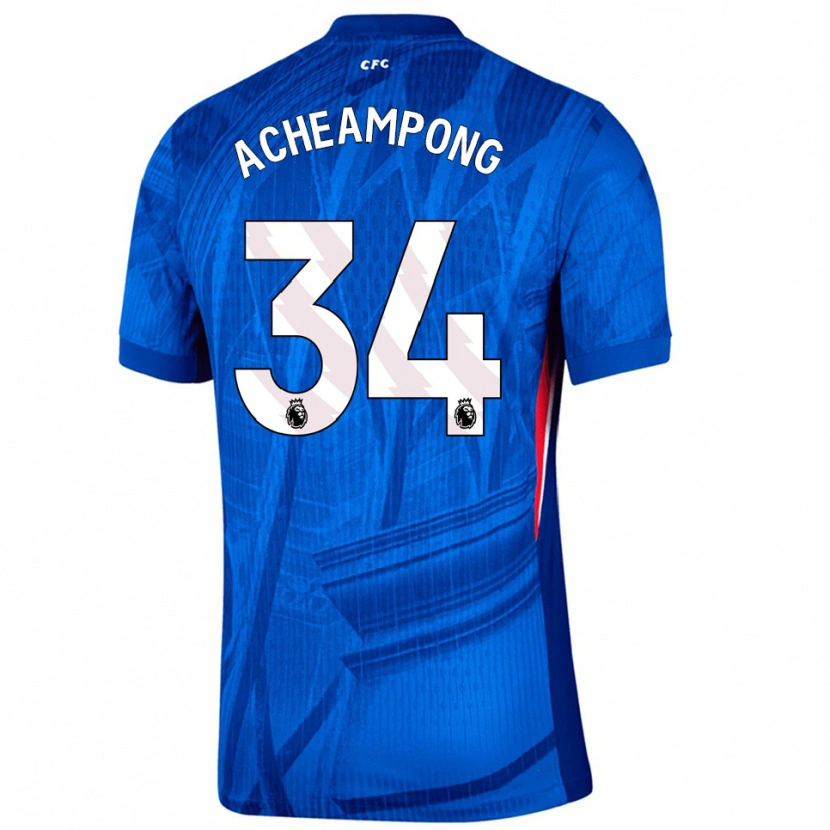 Danxen Damen Josh Acheampong #34 Blau Weiß Heimtrikot Trikot 2025/26 T-Shirt Schweiz