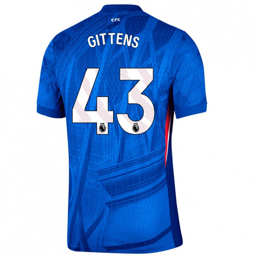 Danxen Damen Jamie Gittens #43 Blau Weiß Heimtrikot Trikot 2025/26 T-Shirt Schweiz