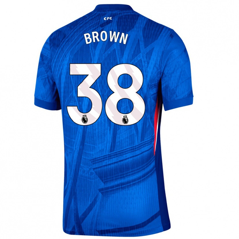 Danxen Damen Cerys Brown #38 Blau Weiß Heimtrikot Trikot 2025/26 T-Shirt Schweiz