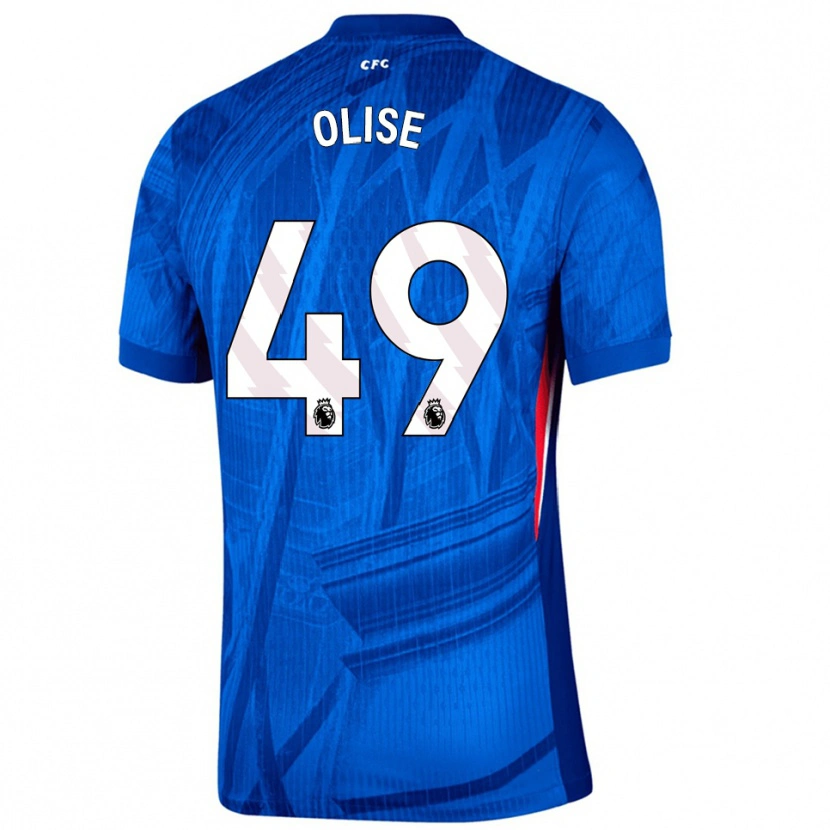 Danxen Damen Richard Olise #49 Blau Weiß Heimtrikot Trikot 2025/26 T-Shirt Schweiz