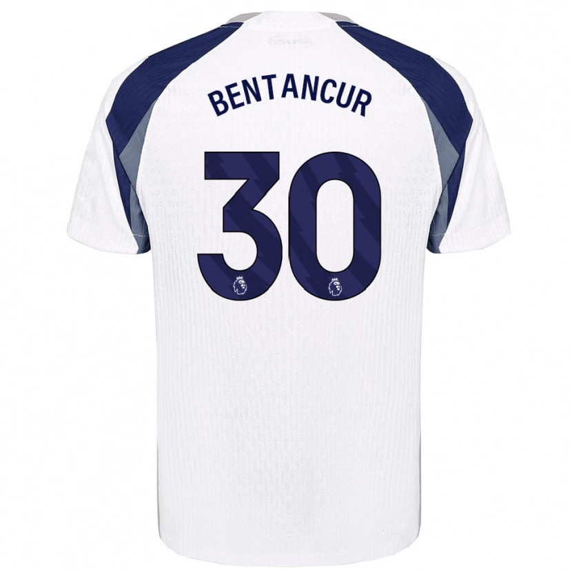 Danxen Damen Rodrigo Bentancur #30 Weiß Marineblau Heimtrikot Trikot 2025/26 T-Shirt Schweiz