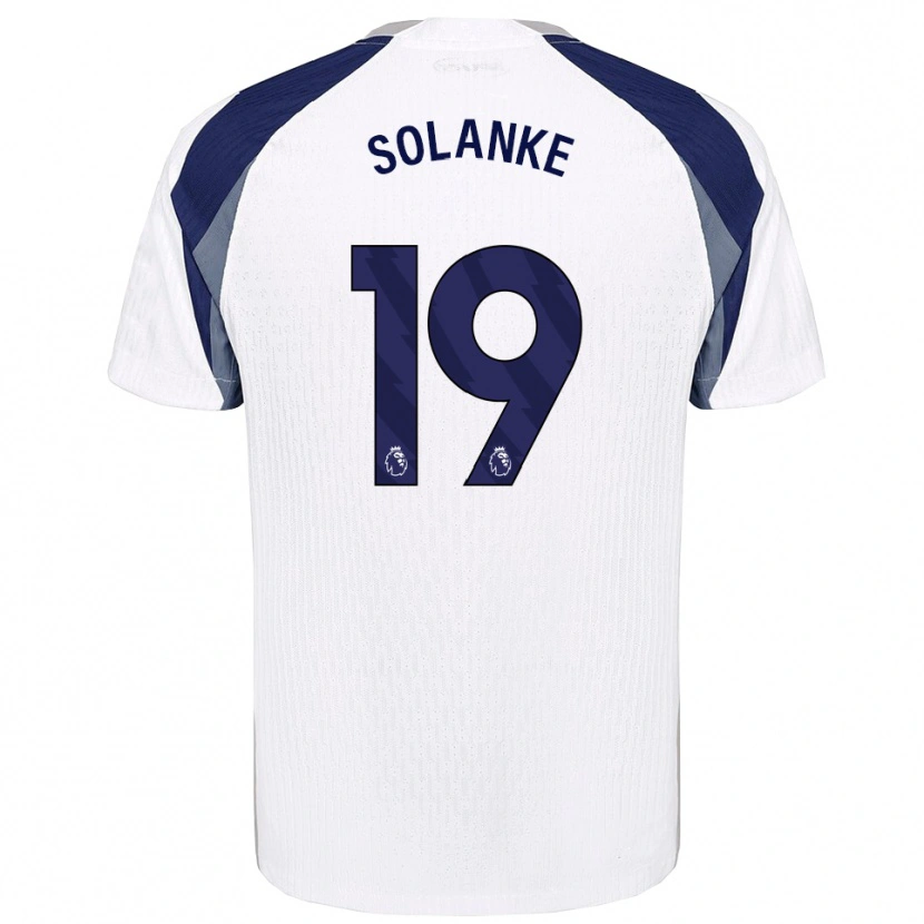 Danxen Damen Dominic Solanke #19 Weiß Marineblau Heimtrikot Trikot 2025/26 T-Shirt Schweiz