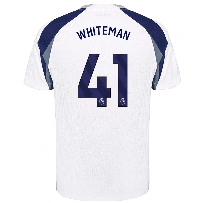 Danxen Damen Alfie Whiteman #41 Weiß Marineblau Heimtrikot Trikot 2025/26 T-Shirt Schweiz