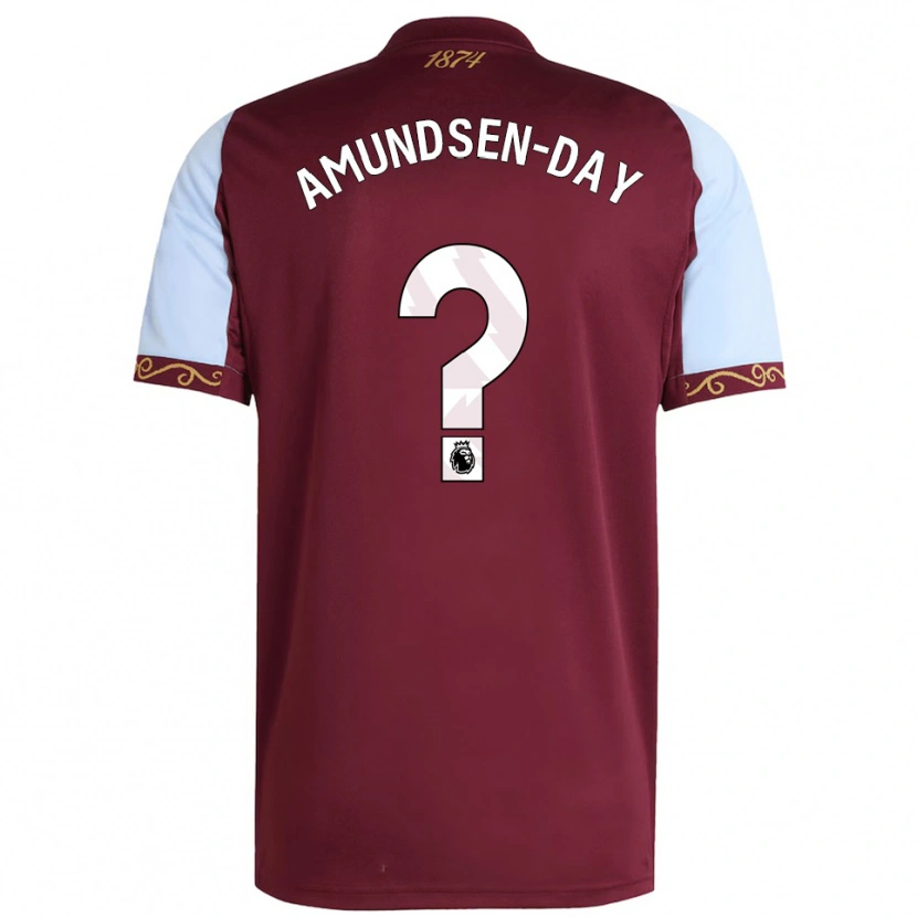 Danxen Damen Ethan Amundsen-Day #0 Burgunderrot Himmelblau Heimtrikot Trikot 2025/26 T-Shirt Schweiz