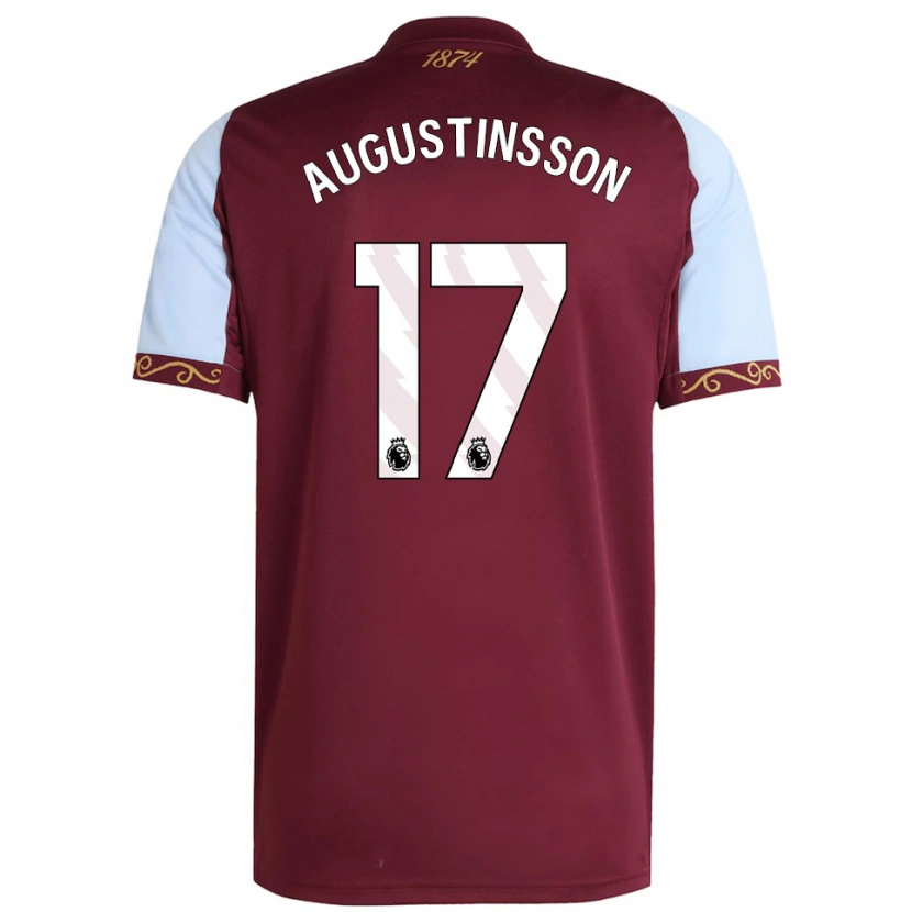 Danxen Damen Ludwig Augustinsson #17 Burgunderrot Himmelblau Heimtrikot Trikot 2025/26 T-Shirt Schweiz