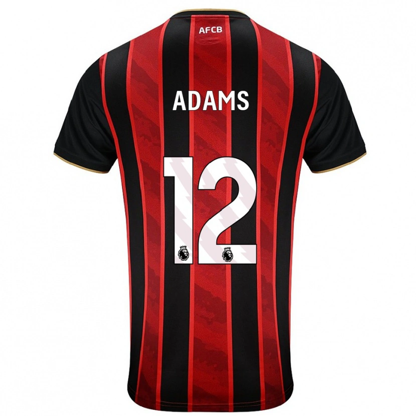 Danxen Damen Tyler Adams #12 Rot Schwarz Heimtrikot Trikot 2025/26 T-Shirt Schweiz