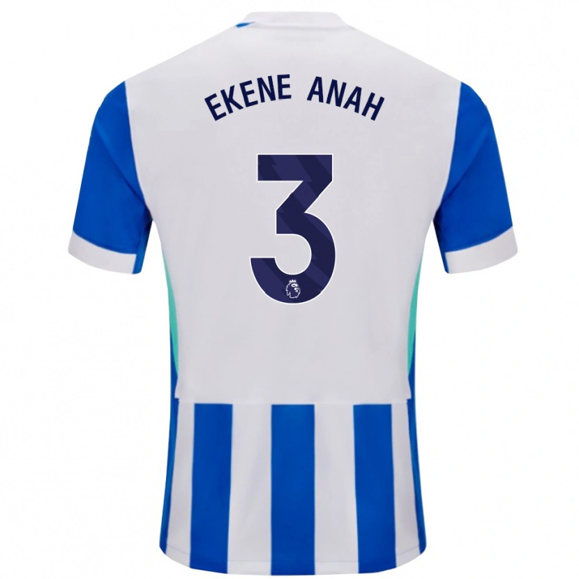 Danxen Damen Cristiano Ekene Anah #3 Blau Weiß Heimtrikot Trikot 2025/26 T-Shirt Schweiz