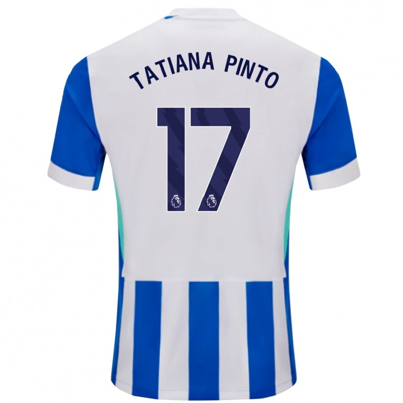 Danxen Damen Tatiana Vanessa Ferreira Pinto #17 Blau Weiß Heimtrikot Trikot 2025/26 T-Shirt Schweiz