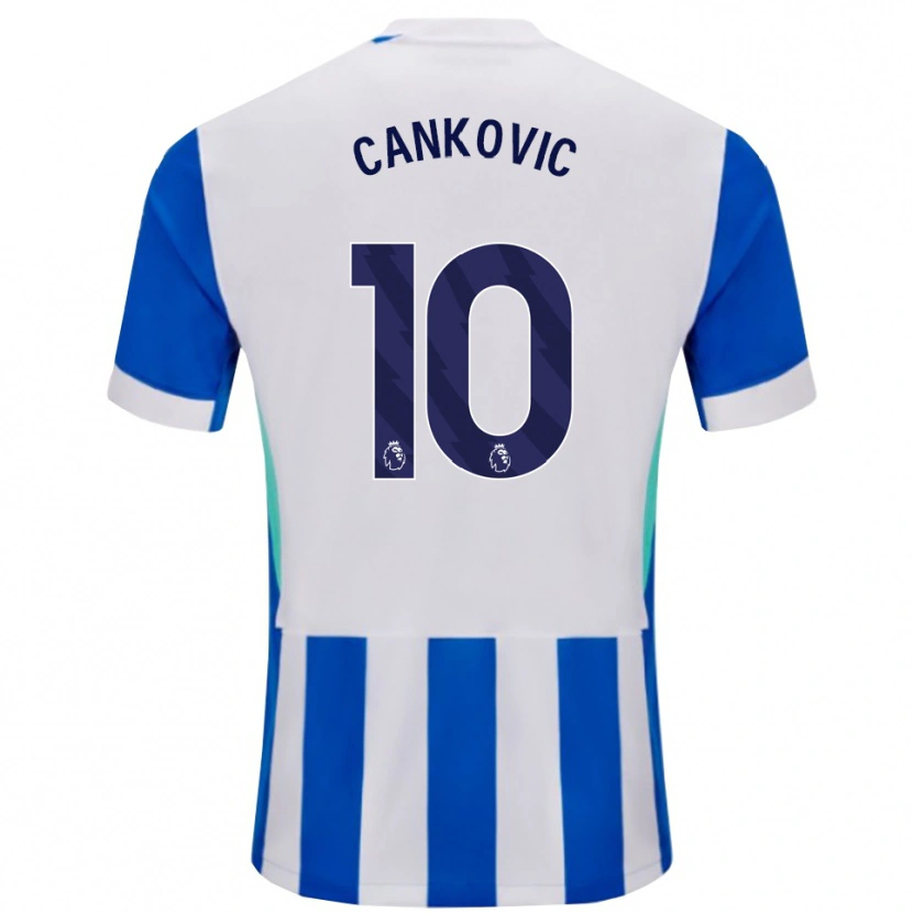 Danxen Damen Jelena Čanković #10 Blau Weiß Heimtrikot Trikot 2025/26 T-Shirt Schweiz