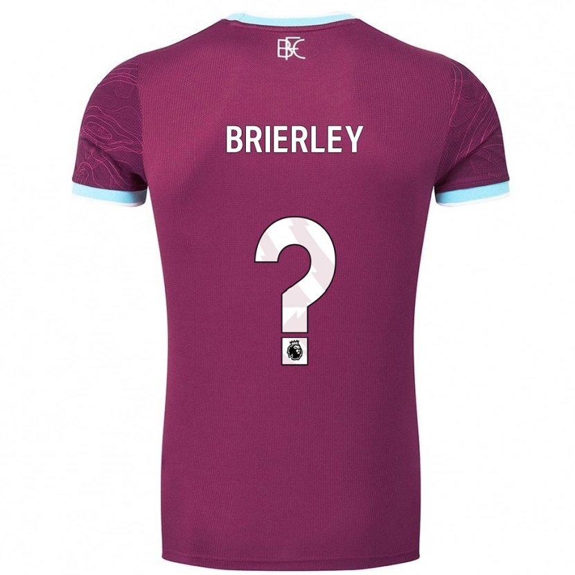 Danxen Damen George Brierley #0 Burgunderrot Himmelblau Heimtrikot Trikot 2025/26 T-Shirt Schweiz
