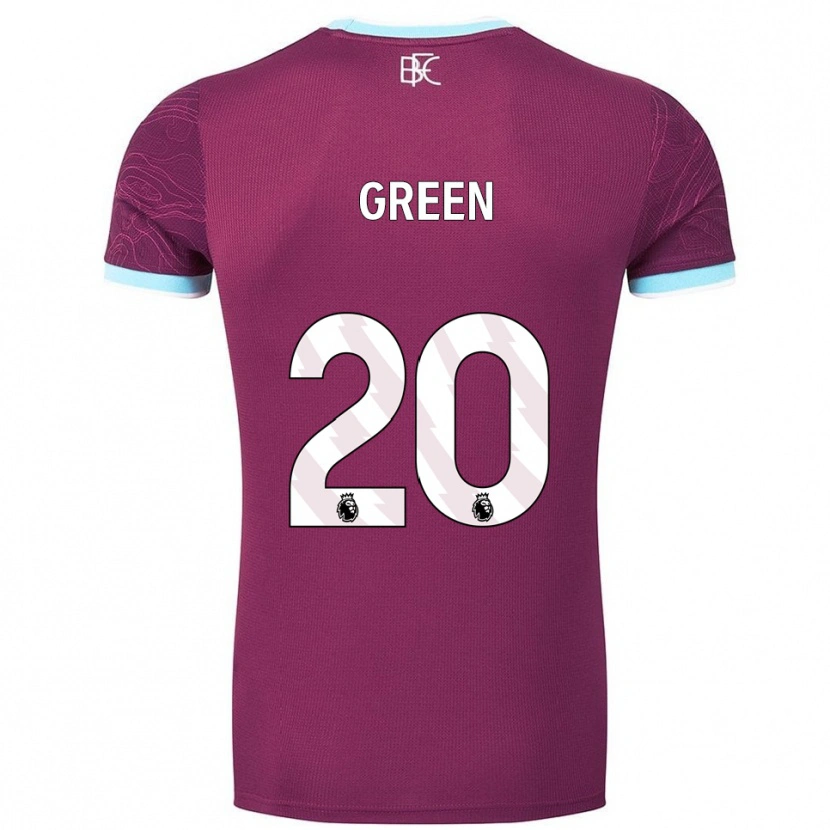 Danxen Damen Etienne Green #20 Burgunderrot Himmelblau Heimtrikot Trikot 2025/26 T-Shirt Schweiz