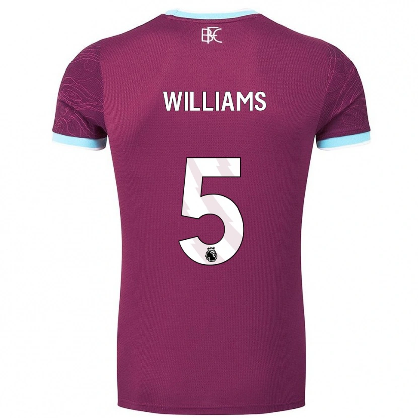 Danxen Damen Jesse Williams #5 Burgunderrot Himmelblau Heimtrikot Trikot 2025/26 T-Shirt Schweiz