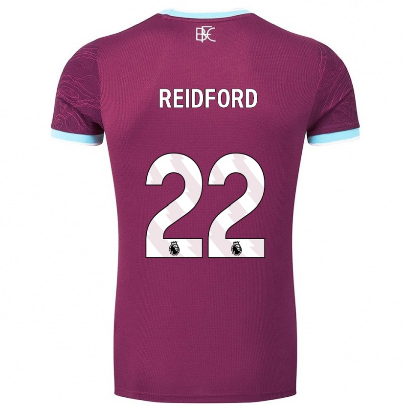 Danxen Damen Isabella Reidford #22 Burgunderrot Himmelblau Heimtrikot Trikot 2025/26 T-Shirt Schweiz
