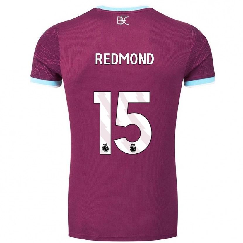 Danxen Damen Nathan Redmond #15 Burgunderrot Himmelblau Heimtrikot Trikot 2025/26 T-Shirt Schweiz