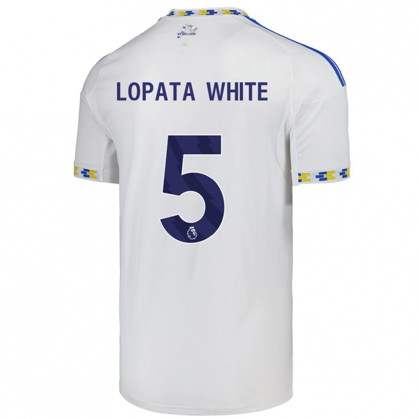 Danxen Damen Reuben Lopata-White #5 Weiß Blau Heimtrikot Trikot 2025/26 T-Shirt Schweiz