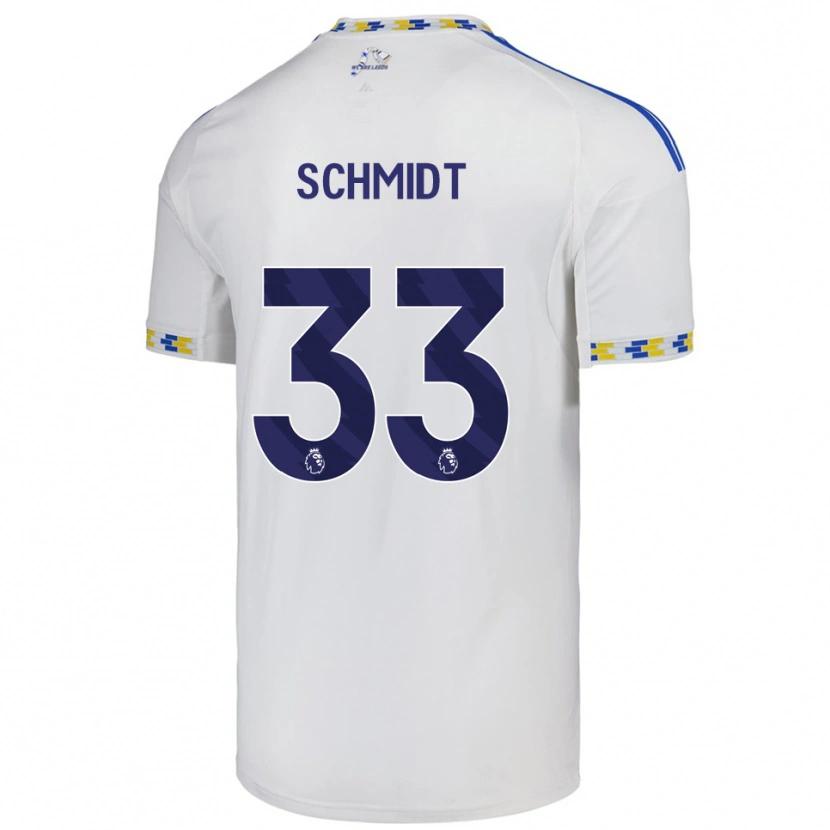 Danxen Damen Isaac Schmidt #33 Weiß Blau Heimtrikot Trikot 2025/26 T-Shirt Schweiz