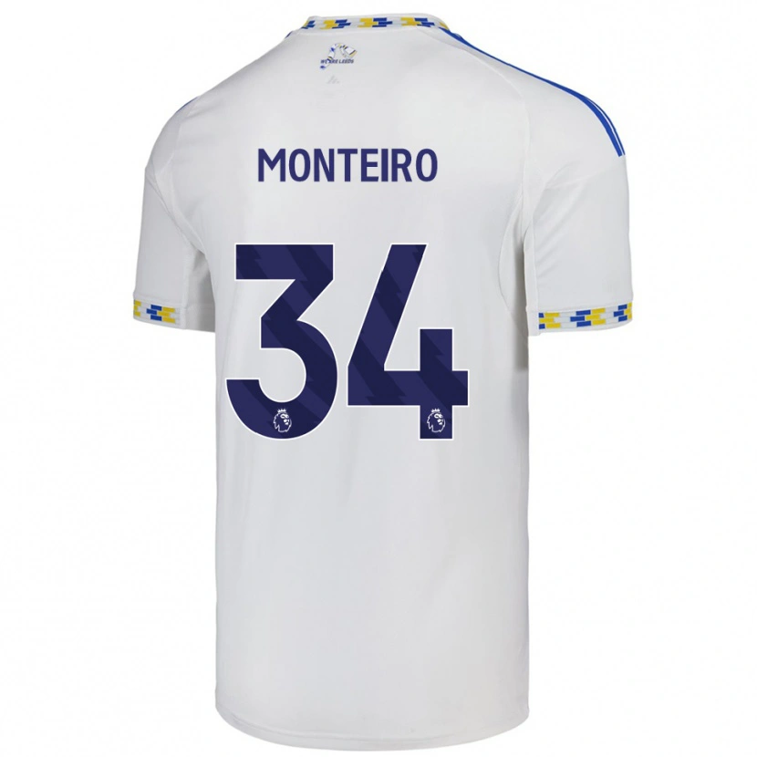 Danxen Damen Diogo Monteiro #34 Weiß Blau Heimtrikot Trikot 2025/26 T-Shirt Schweiz