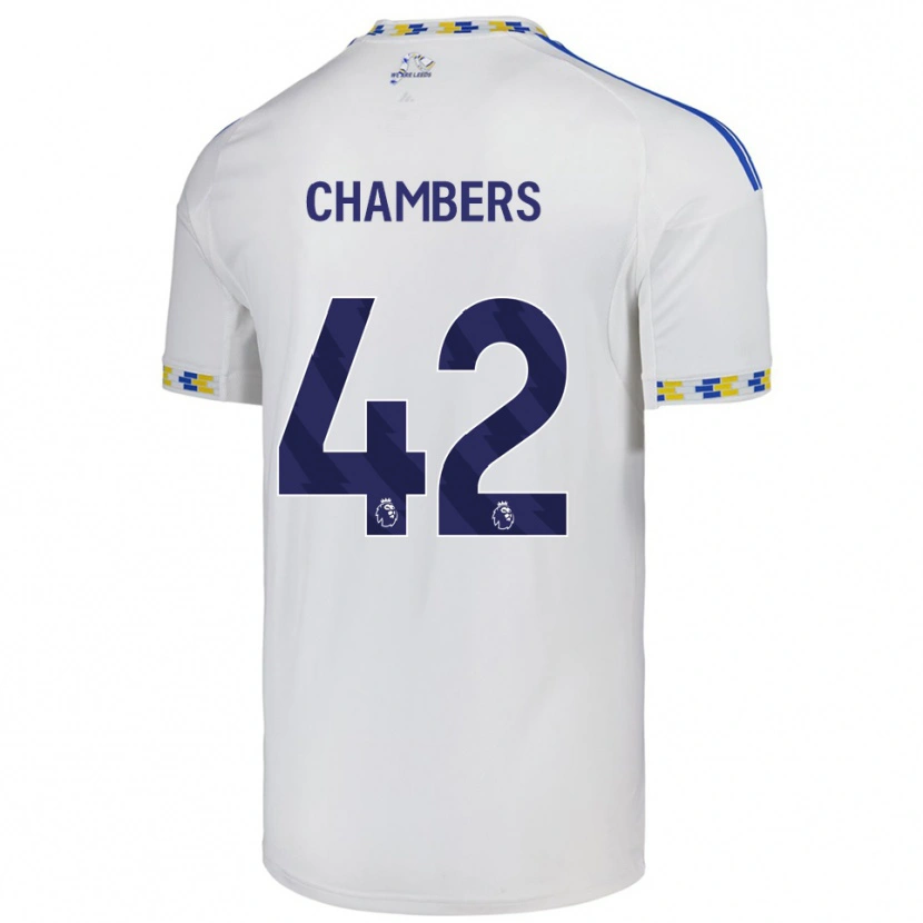 Danxen Damen Sam Chambers #42 Weiß Blau Heimtrikot Trikot 2025/26 T-Shirt Schweiz