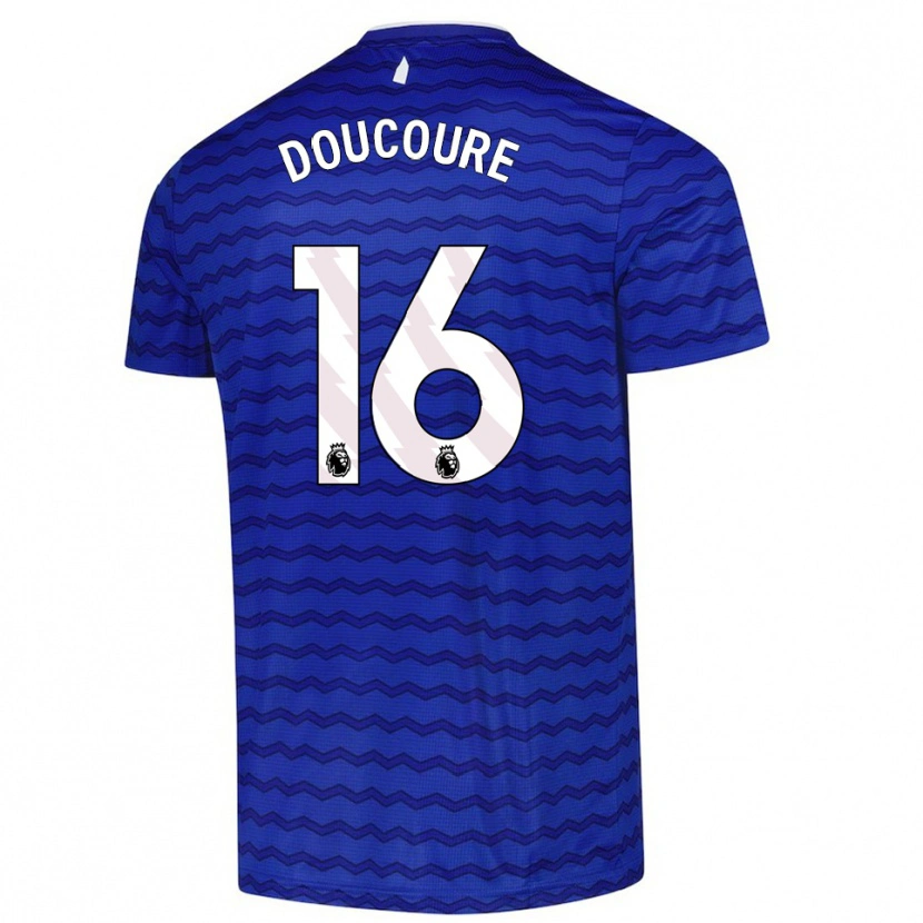 Danxen Damen Abdoulaye Doucoure #16 Blau Marineblau Heimtrikot Trikot 2025/26 T-Shirt Schweiz