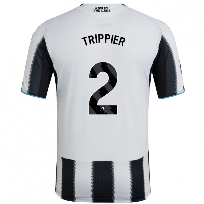 Danxen Damen Kieran Trippier #2 Schwarz Weiß Heimtrikot Trikot 2025/26 T-Shirt Schweiz