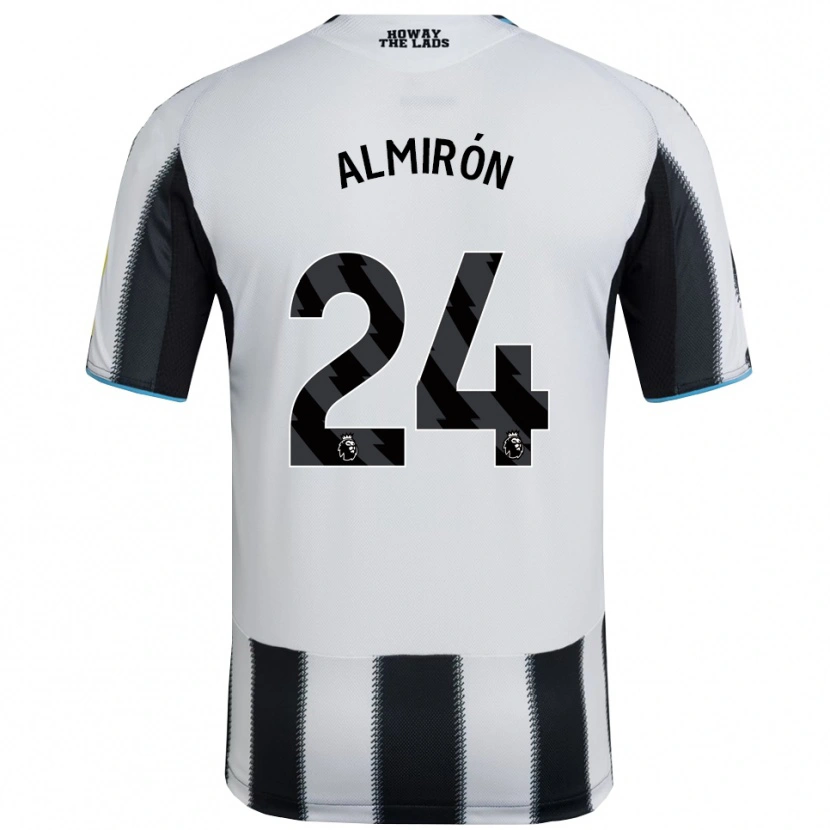 Danxen Damen Miguel Almiron #24 Schwarz Weiß Heimtrikot Trikot 2025/26 T-Shirt Schweiz