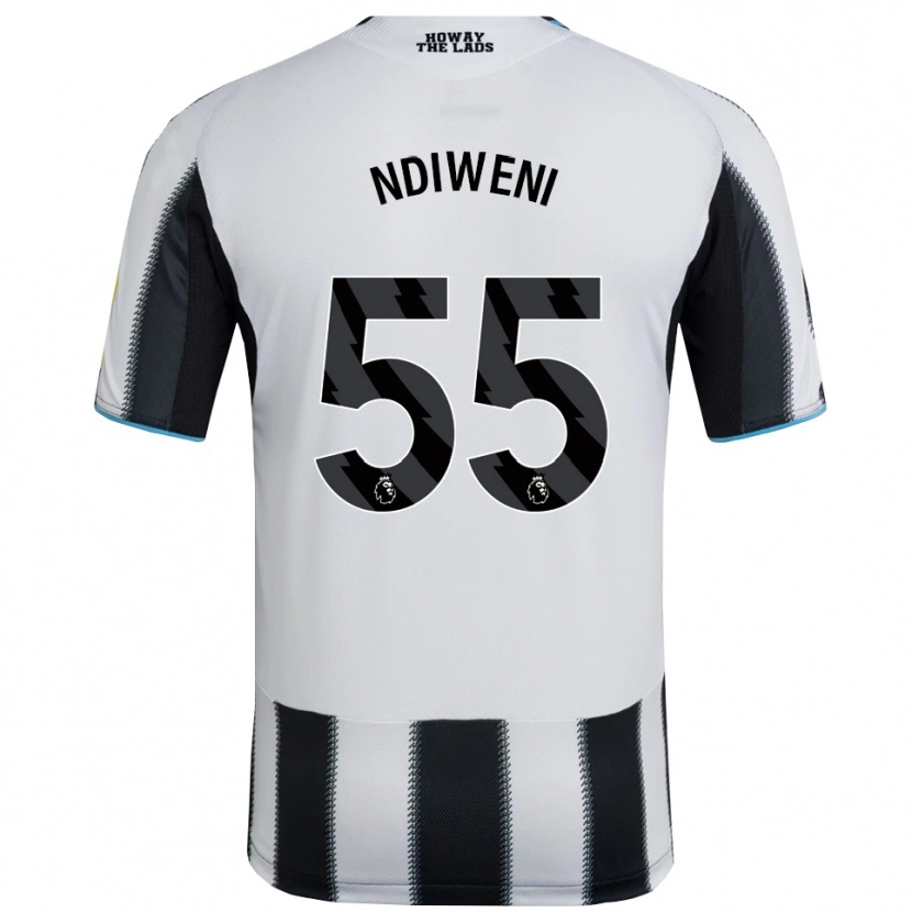Danxen Damen Michael Ndiweni #55 Schwarz Weiß Heimtrikot Trikot 2025/26 T-Shirt Schweiz